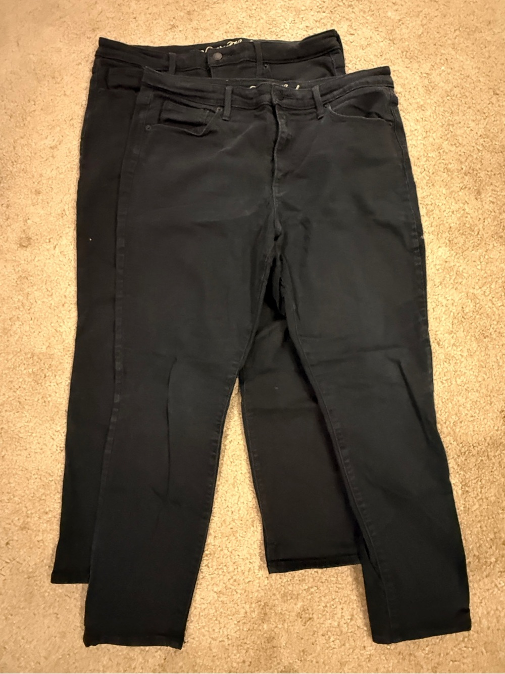 2 Pairs - Universal Thread black High Rise Skinny.